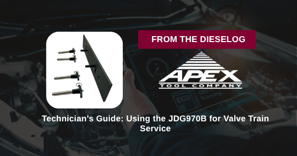 Technician’s Guide: Using the JDG970B for Valve Train Service